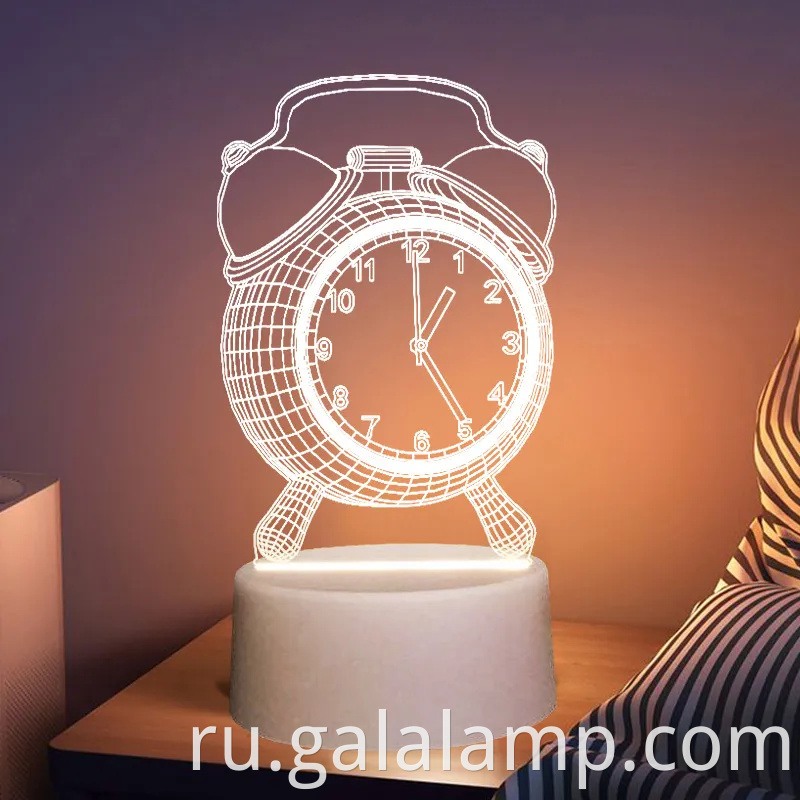 3D выпускной ночной свет - творческая светящаяся акриловая лампа